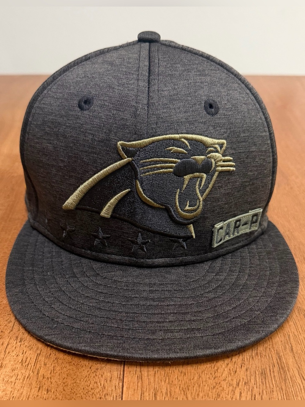 Carolina Panthers - New Era 59FIFTY 2020 Salute To Service Hat | Size 7 3/8